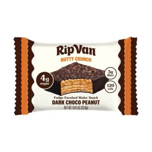 Rip Van Dark Chocolate Peanut Fudge Enrobed Wafer 0.81oz 16ct